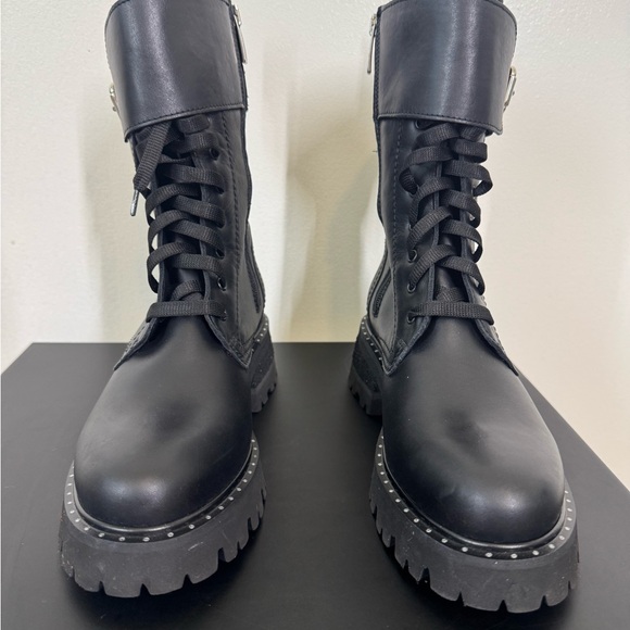 *NEW* La CANADIENNE Black Combat Moto Boots - Waterproof - Picture 4 of 9